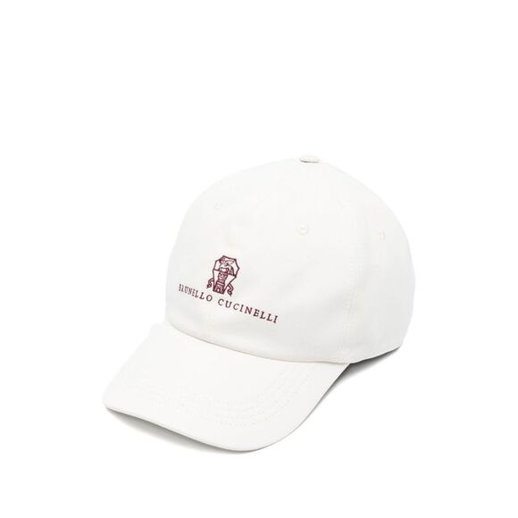 Brunello Cucinelli Men Logo Cotton Baseball Cap - Picture 1 of 3